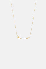 Faux Pearl Rose Necklace