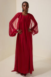 Mesh Halter Neck Backless Maxi Dress