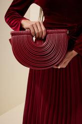PU Semi-Circular Woven Bag