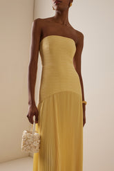 Solid Splicing Off-Shoulder Maxi Dress