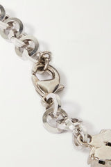 Faux Pearl Rhinestone Teardrop Choker