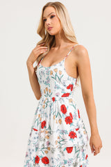 Floral Tiered Cami Maxi Dress