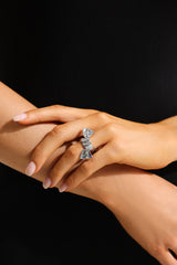 Bow Shape Metal Ring