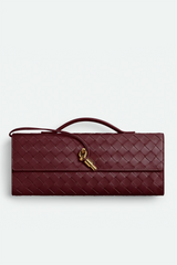 Solid Faux Leather Tote Clutch