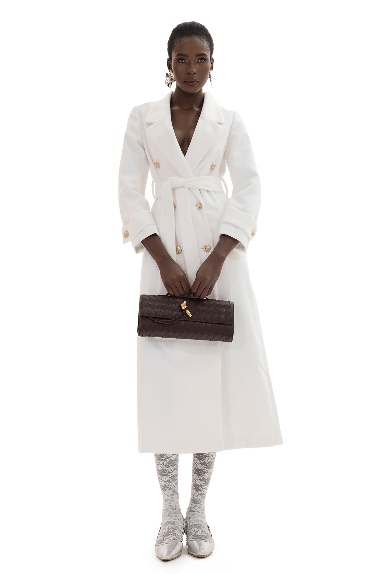 Solid Faux Leather Tote Clutches Bag