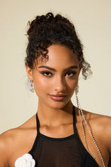 Irregular Shape Tassel Drop Earrings
