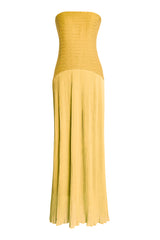 Solid Splicing Off-Shoulder Maxi Dress