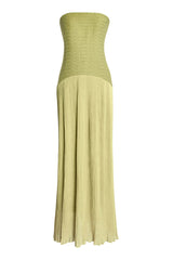 Solid Splicing Off-Shoulder Maxi Dress
