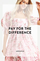 Pay for the difference/shipping
