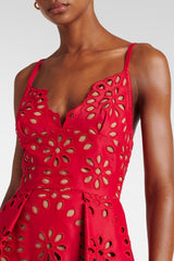 Lace Sweetheart Neckline Slip Maxi Dress