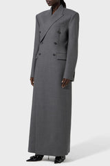 Solid Bottom Long Sleeve Coat