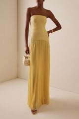 Solid Splicing Off-Shoulder Maxi Dress