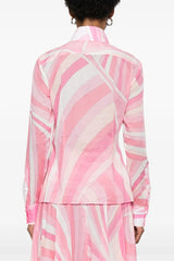Geometric Patterns Flapped Top & Maxi Skrit Set