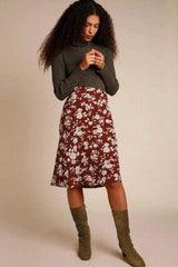 Floral Midi Skirt